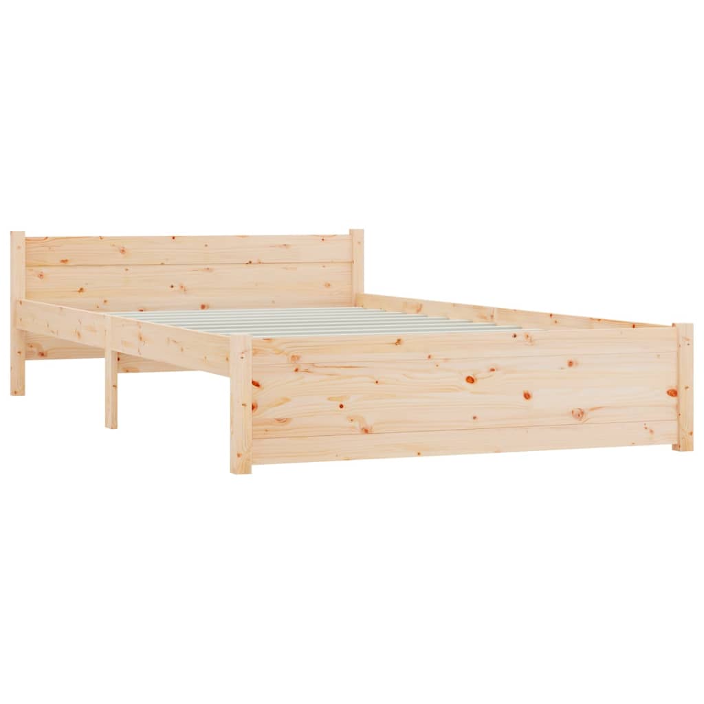 3103549 vidaXL Bed Frame without Mattress with Drawers 140x190 cm (815024+814994)