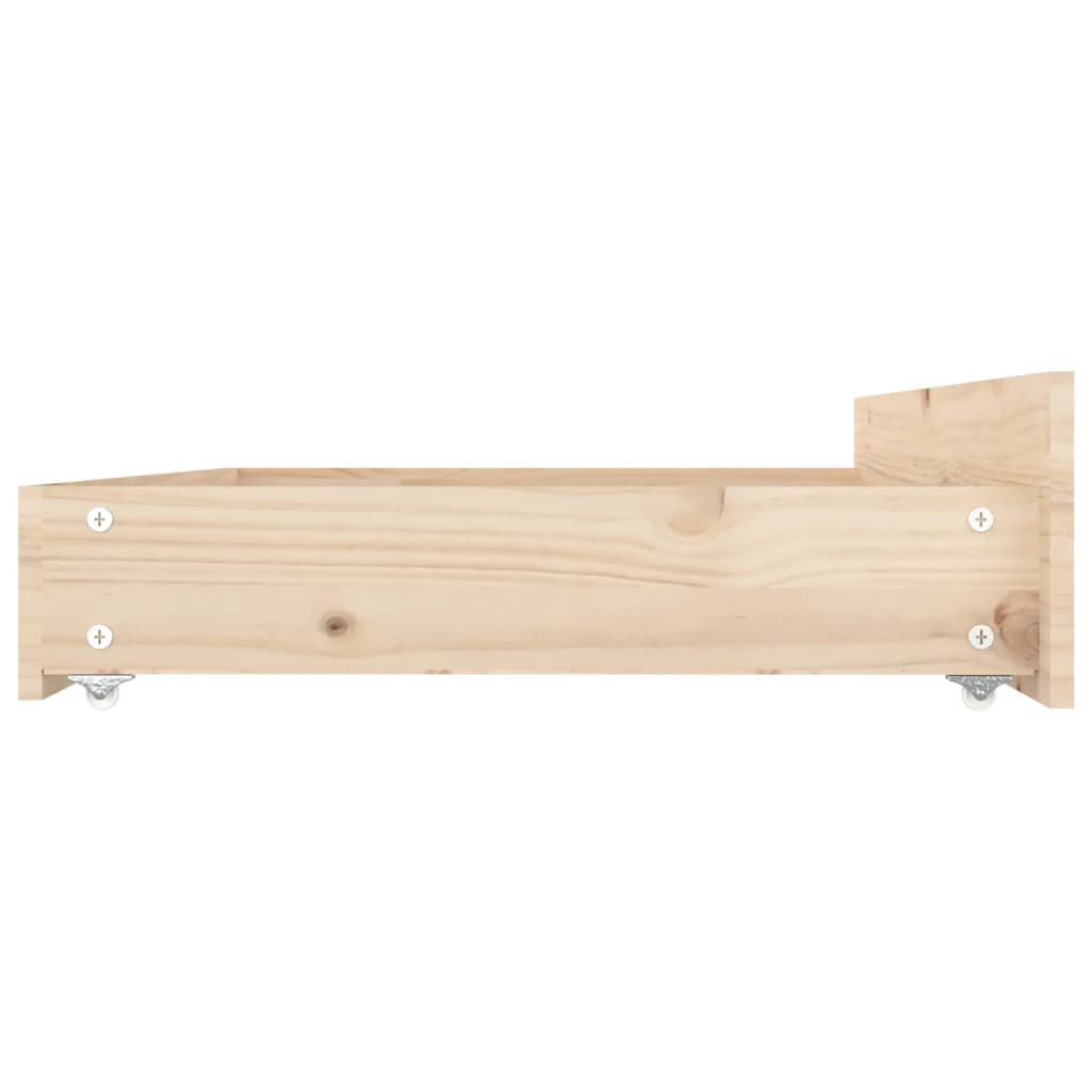 Bed Frame without Mattress with Drawers 160x200 cm