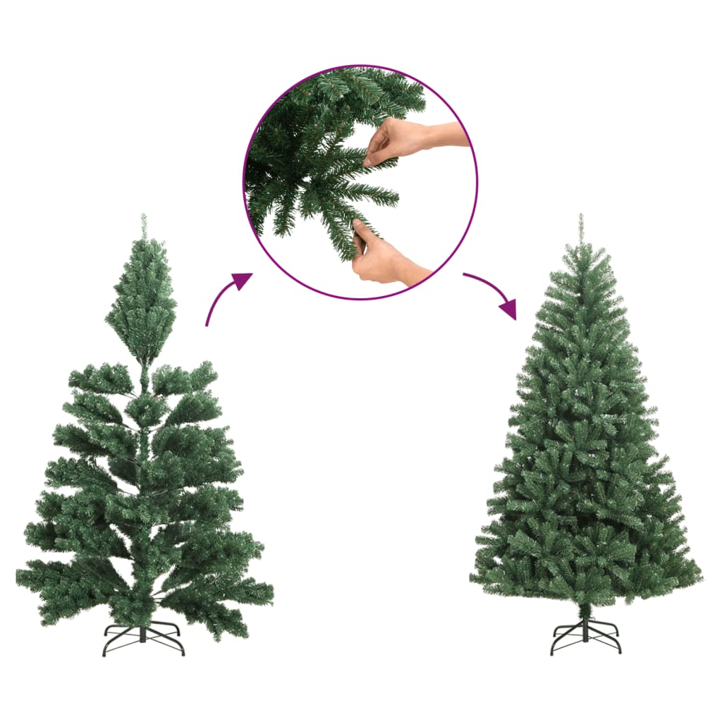 Artificial Slim Christmas Tree With Stand 150 Cm Pe