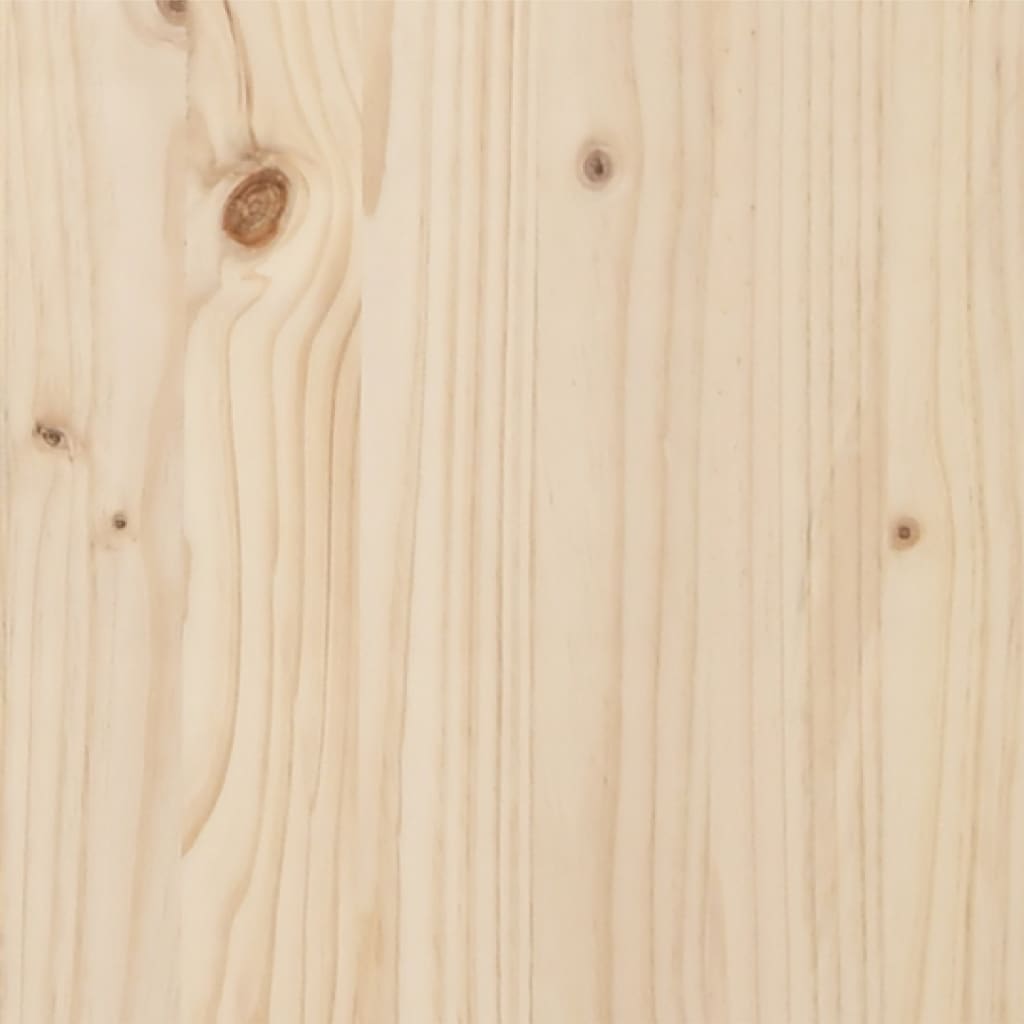 Bed Frame without Mattress Solid 140x190 cm Wood Pine