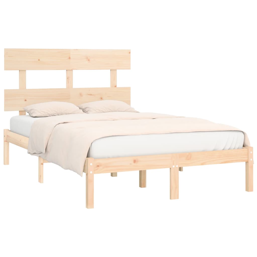 Bed Frame without Mattress 160x200 cm Solid Wood