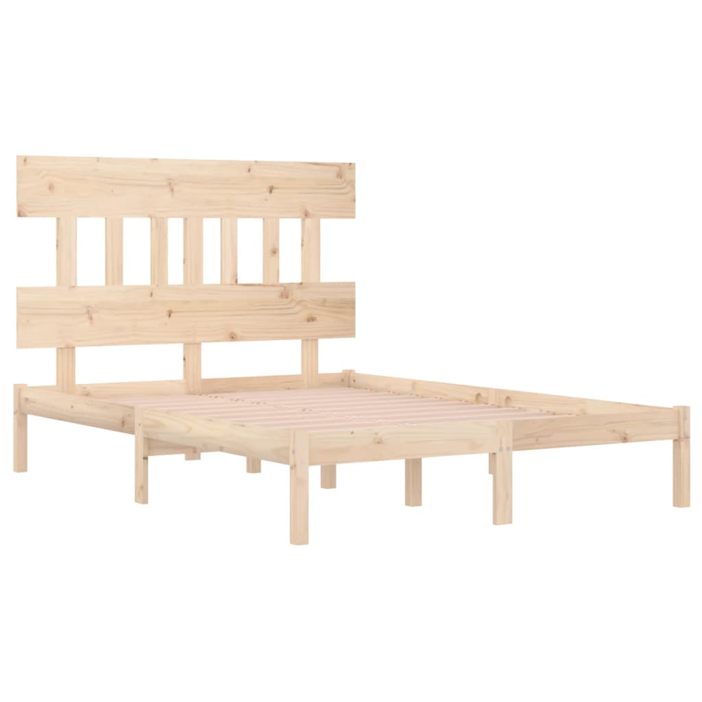 Bed Frame without Mattress 180x200 cm Super King Solid Wood