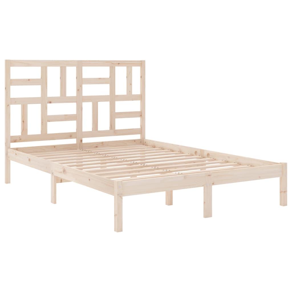 Bed Frame without Mattress Solid Wood 160x200 cm