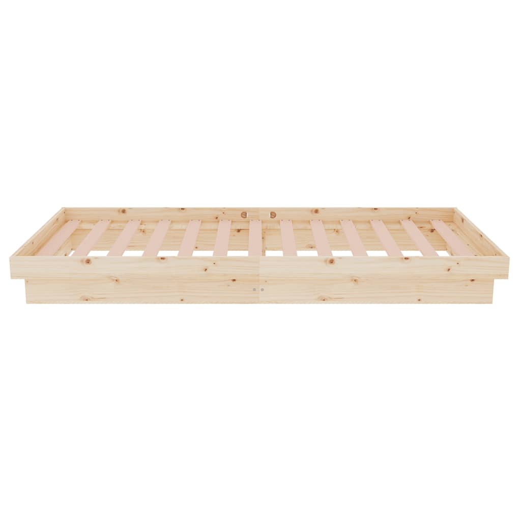 Bed Frame without Mattress Solid Wood Small Single