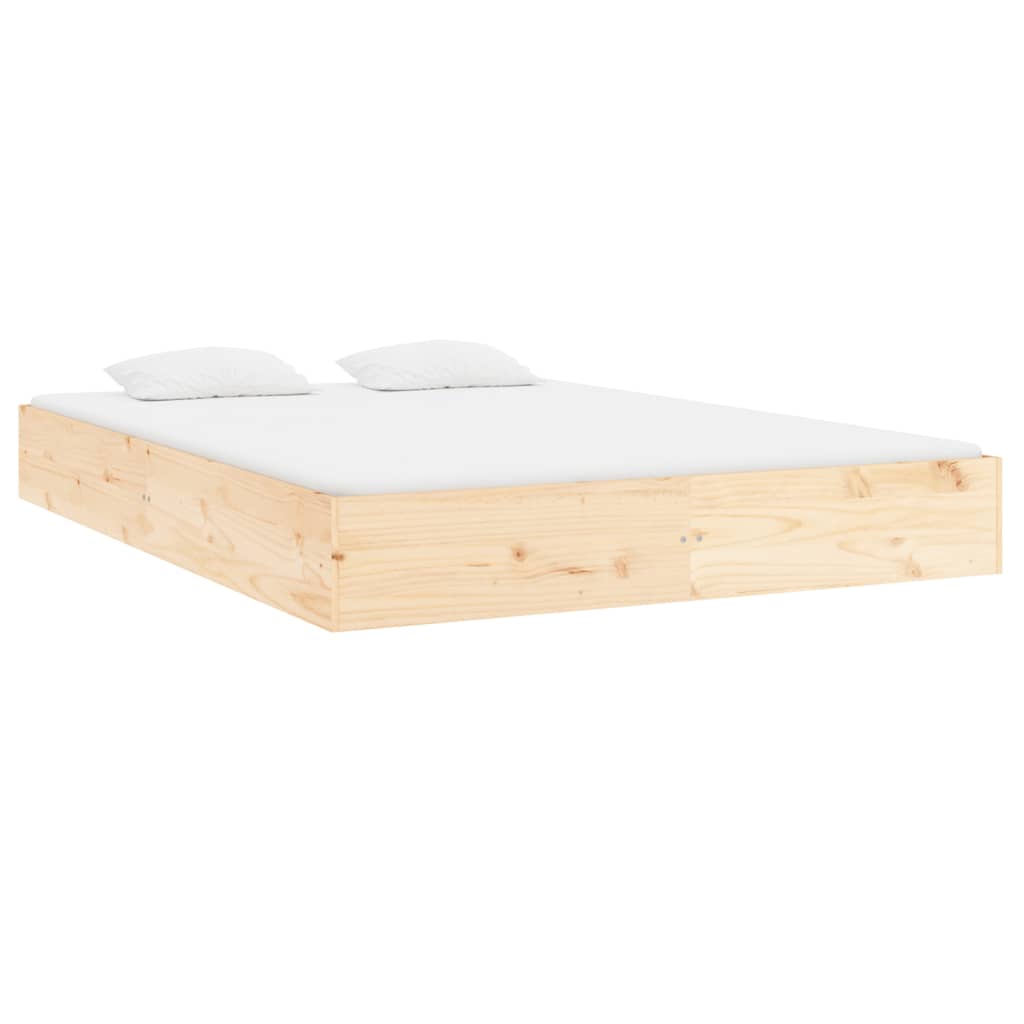 Bed Frame without Mattress Solid Wood 180x200 cm Super King Super King Size