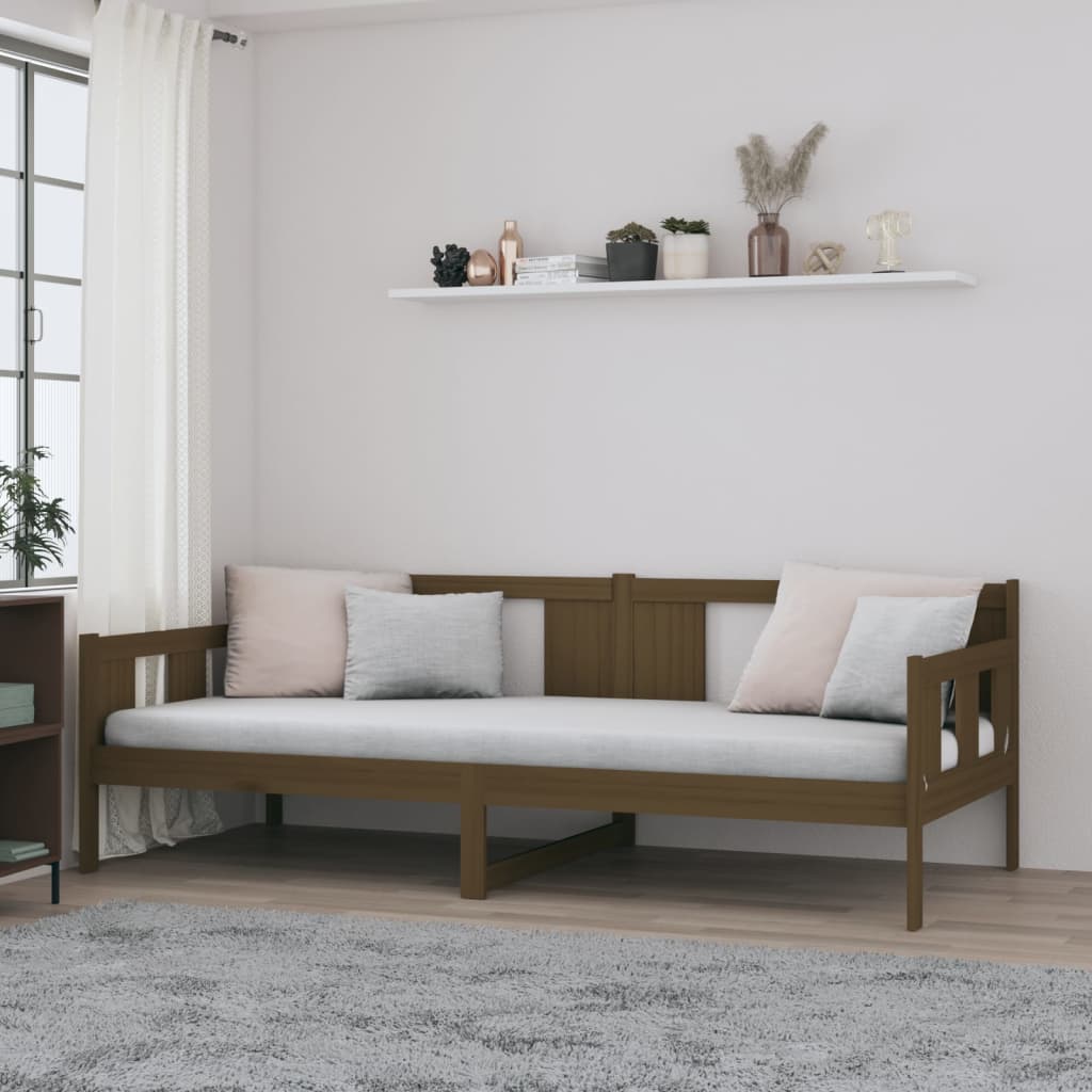 Day Bed Without Mattress Solid Wood Pine Single