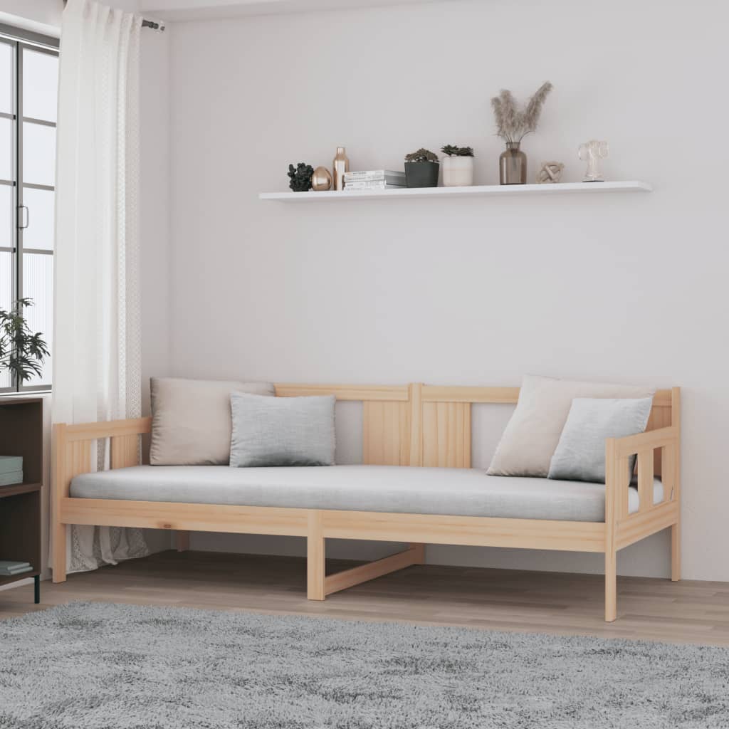 Day Bed Without Mattress Solid Wood Pine Single