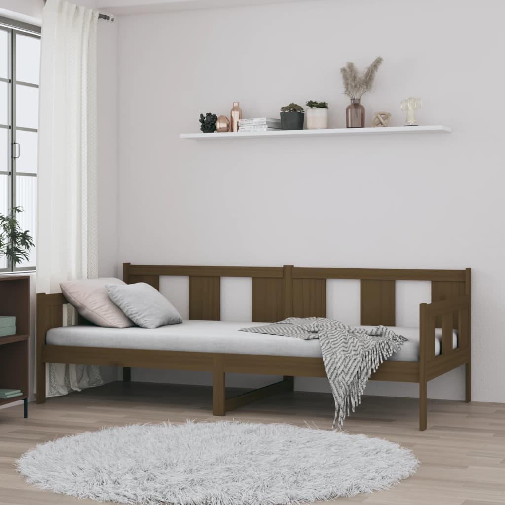 Day Bed Without Mattress Solid Wood Pine Single