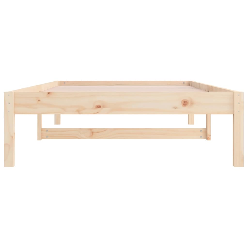 Day Bed without Mattress 90x190 cm Single Single Solid Wood Pine