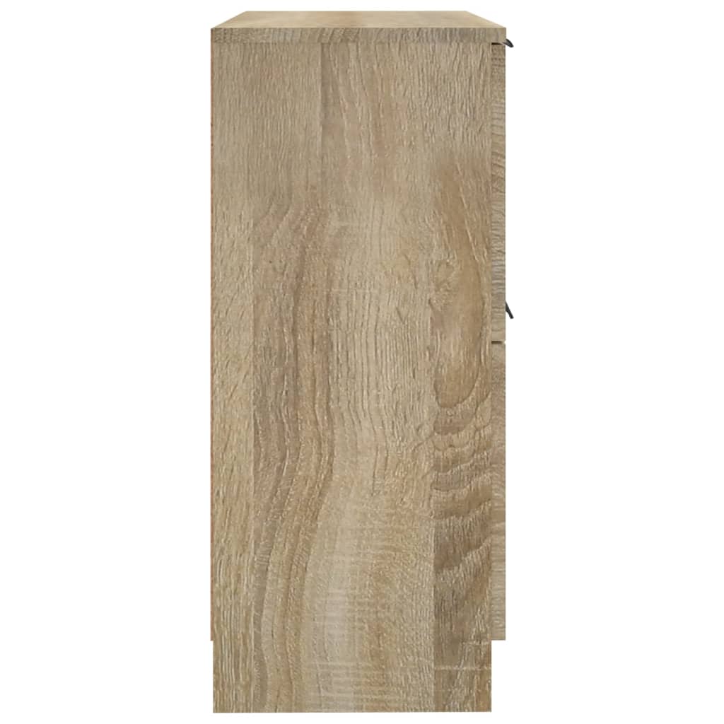 Sideboards 2 pcs Sonoma Oak 30x30x70 cm Engineered Wood