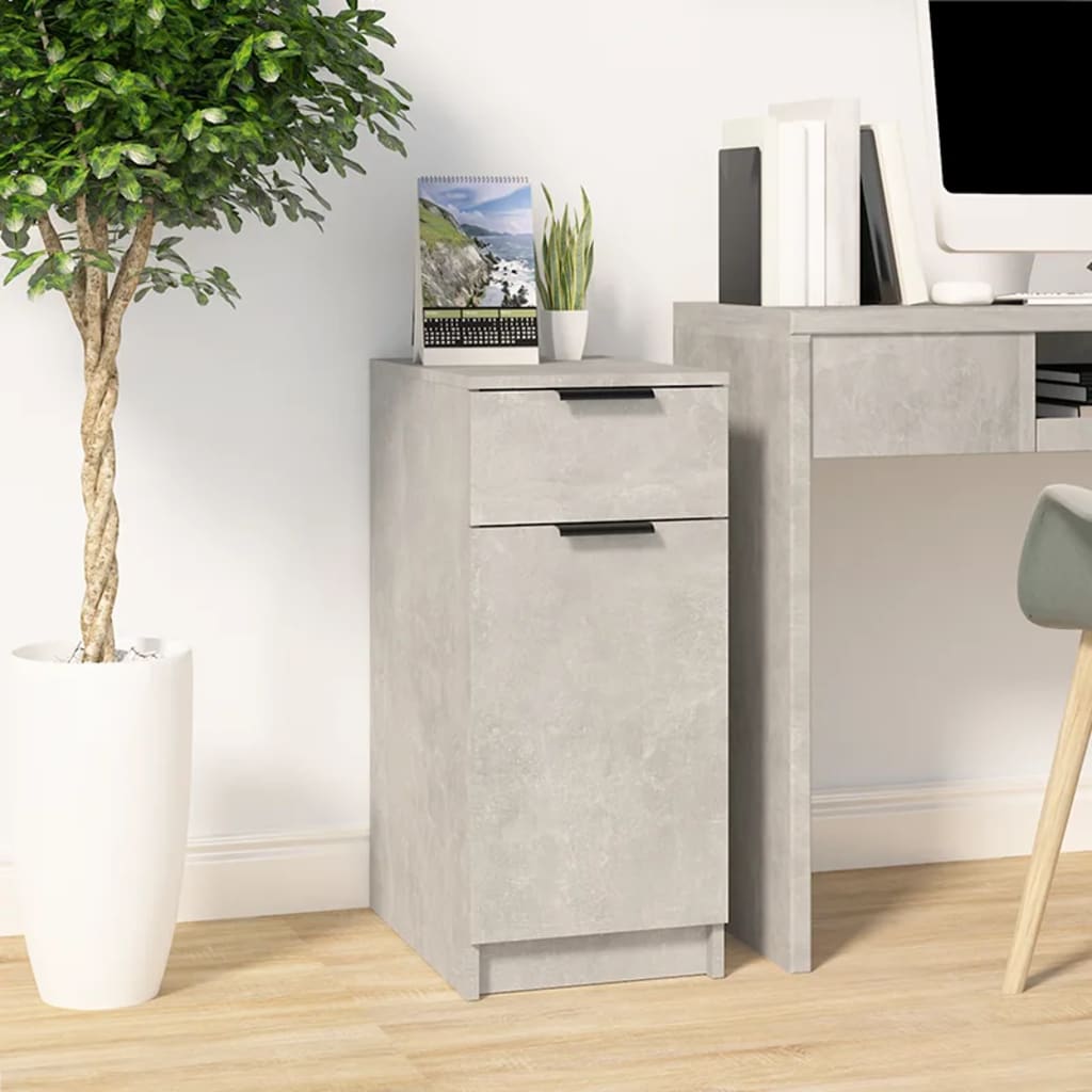 Desk Cabinet 33.5X50X75 Cm Engineered Wood