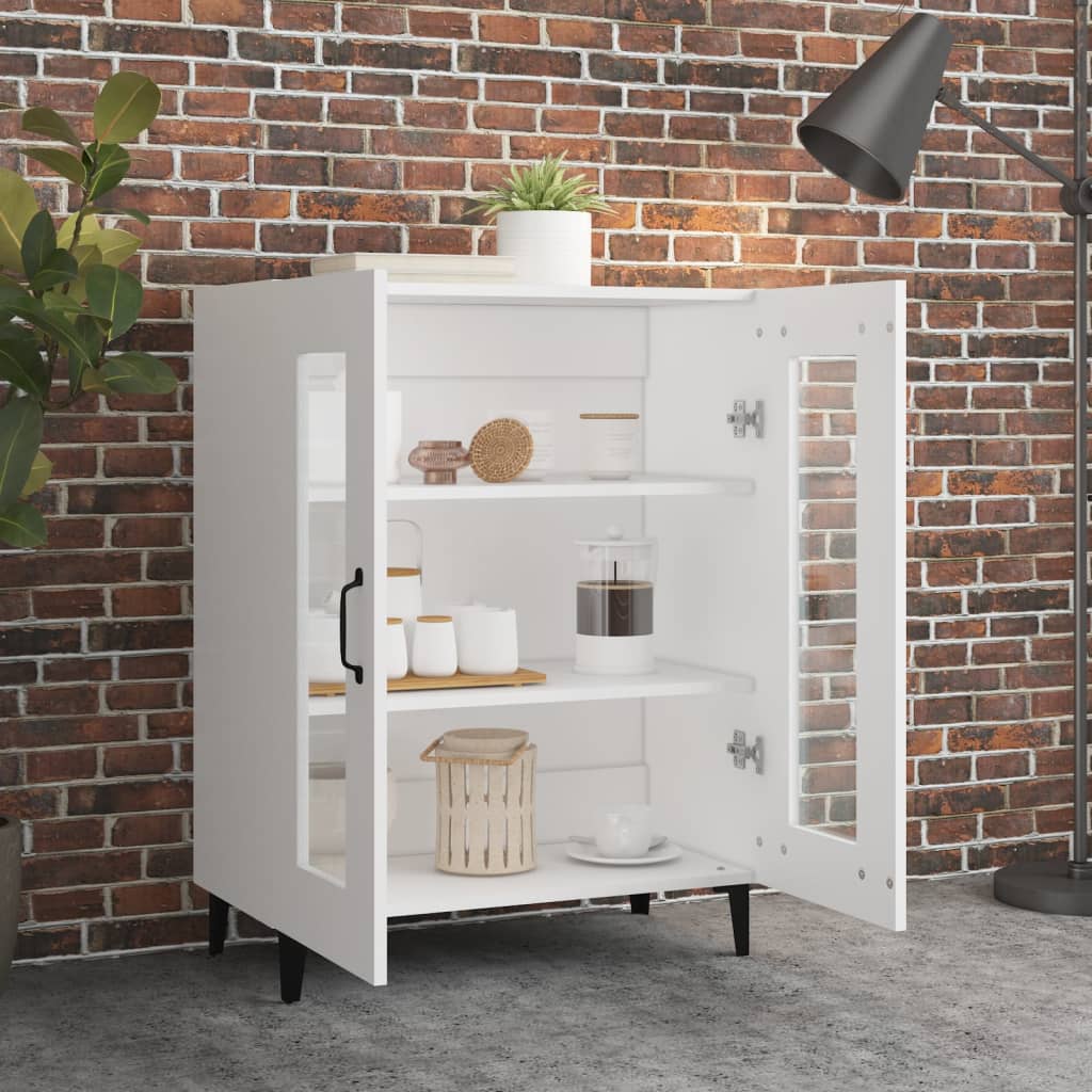 Sideboard White 69.5x34x90 cm Engineered Wood