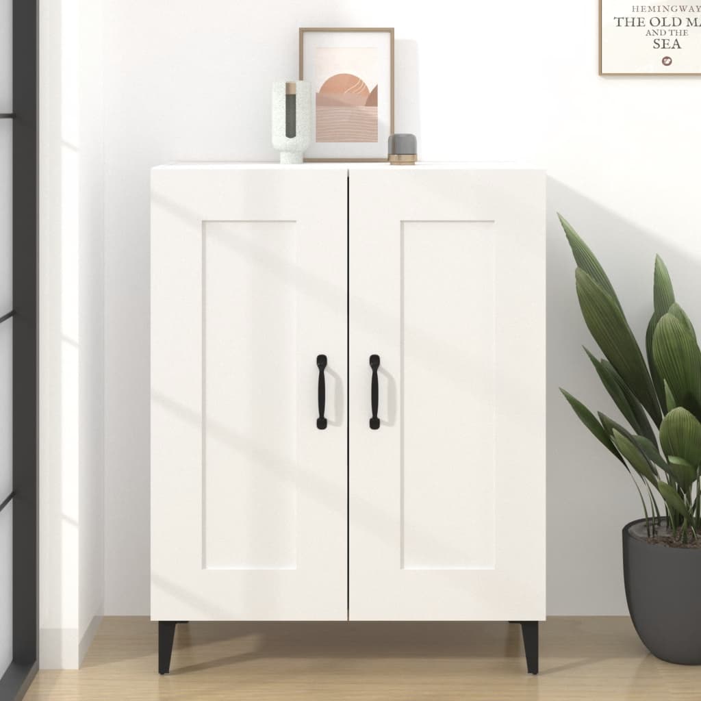 Sideboard White 69.5x34x90 cm Engineered Wood