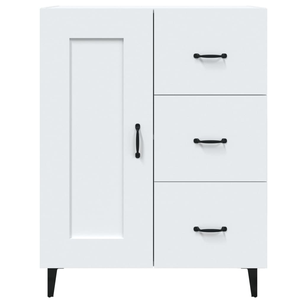 Modern Wooden Sideboard Storage Cabinet Unit With 1 Door & 3 Drawers Wood