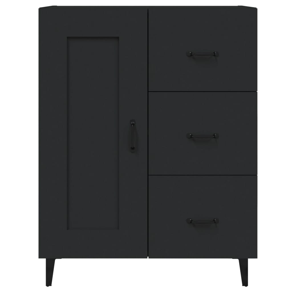 Modern Wooden Sideboard Storage Cabinet Unit With 1 Door & 3 Drawers Wood