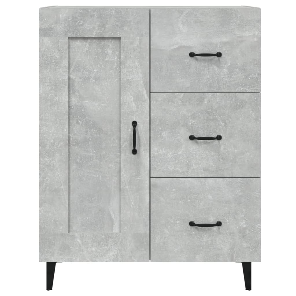 Modern Wooden Sideboard Storage Cabinet Unit With 1 Door & 3 Drawers Wood