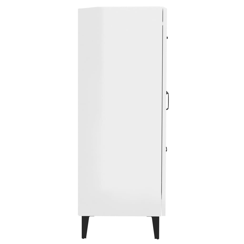 Modern Wooden Sideboard Storage Cabinet Unit With 1 Door & 3 Drawers Wood