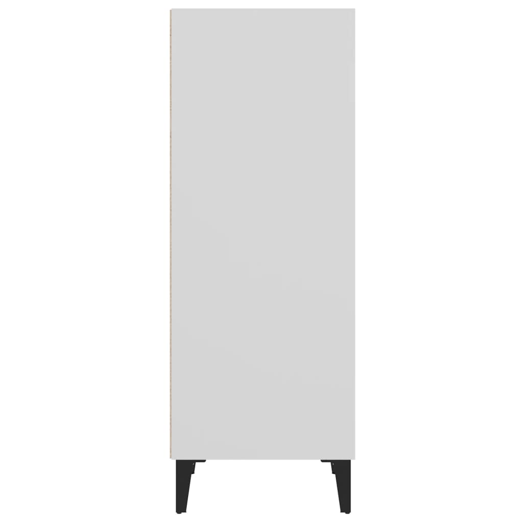 Sideboard White 34.5x32.5x90 cm Engineered Wood