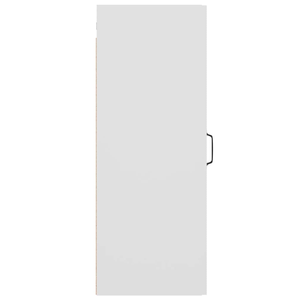 Hanging Wall Cabinet White 34.5x34x90 cm