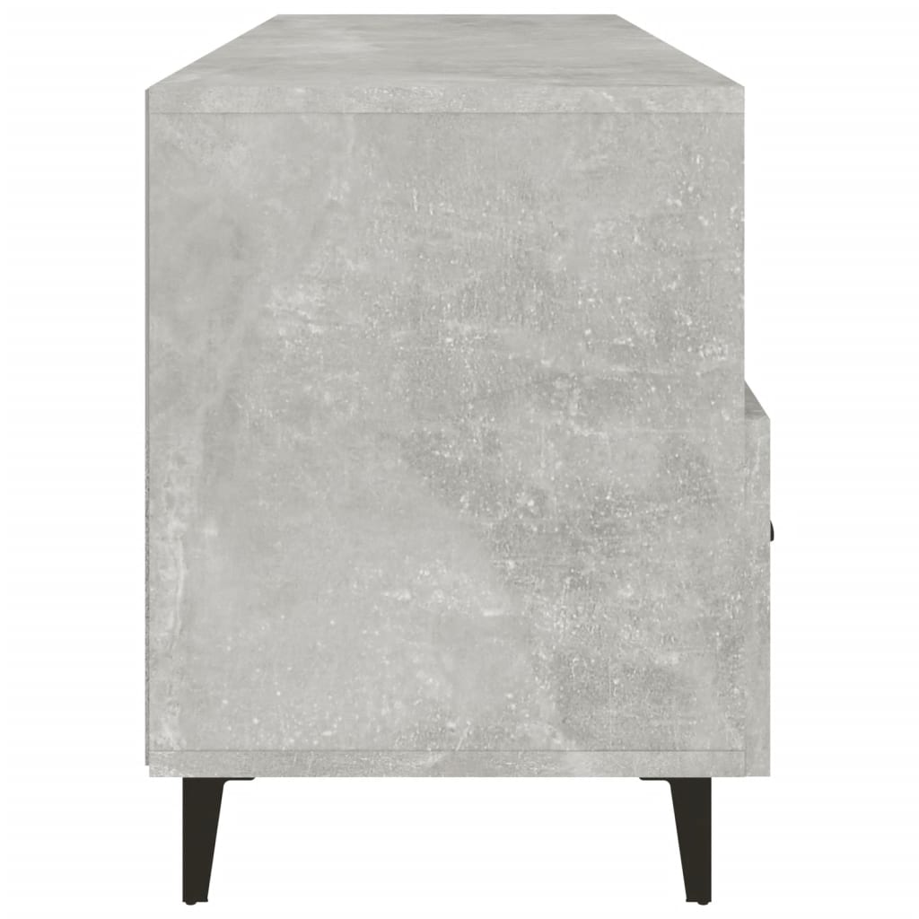 TV Cabinet Concrete Grey 102x35x50 cm Engineered Wood