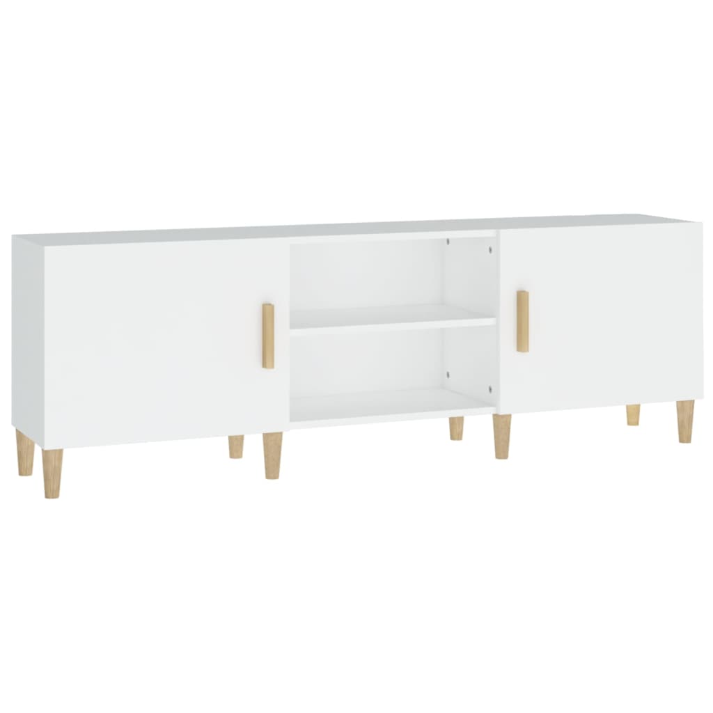 Modern Wooden TV Stand Cabinet Home Entertainment Media Unit With Storage