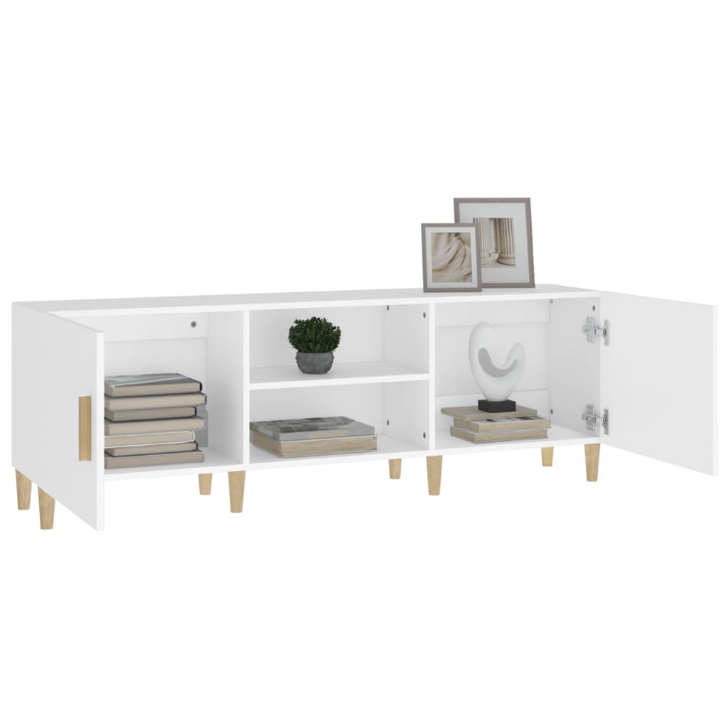 Modern Wooden TV Stand Cabinet Home Entertainment Media Unit With Storage