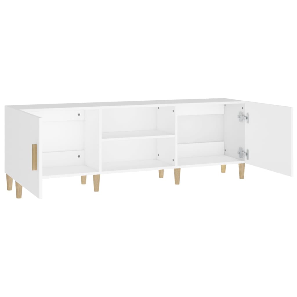 Modern Wooden TV Stand Cabinet Home Entertainment Media Unit With Storage