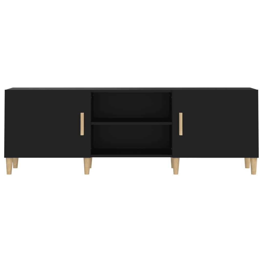 Modern Wooden TV Stand Cabinet Home Entertainment Media Unit With Storage