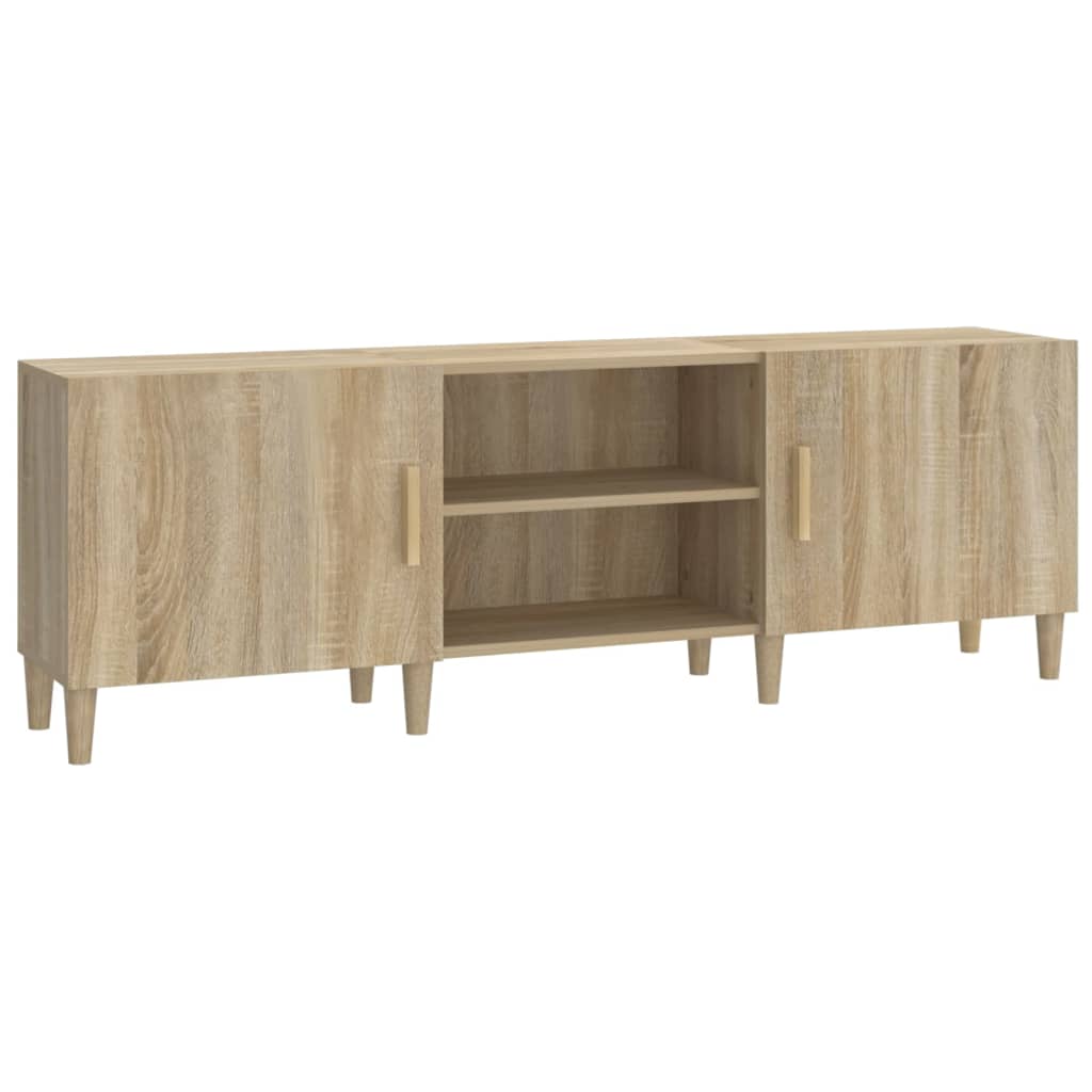 Modern Wooden TV Stand Cabinet Home Entertainment Media Unit With Storage
