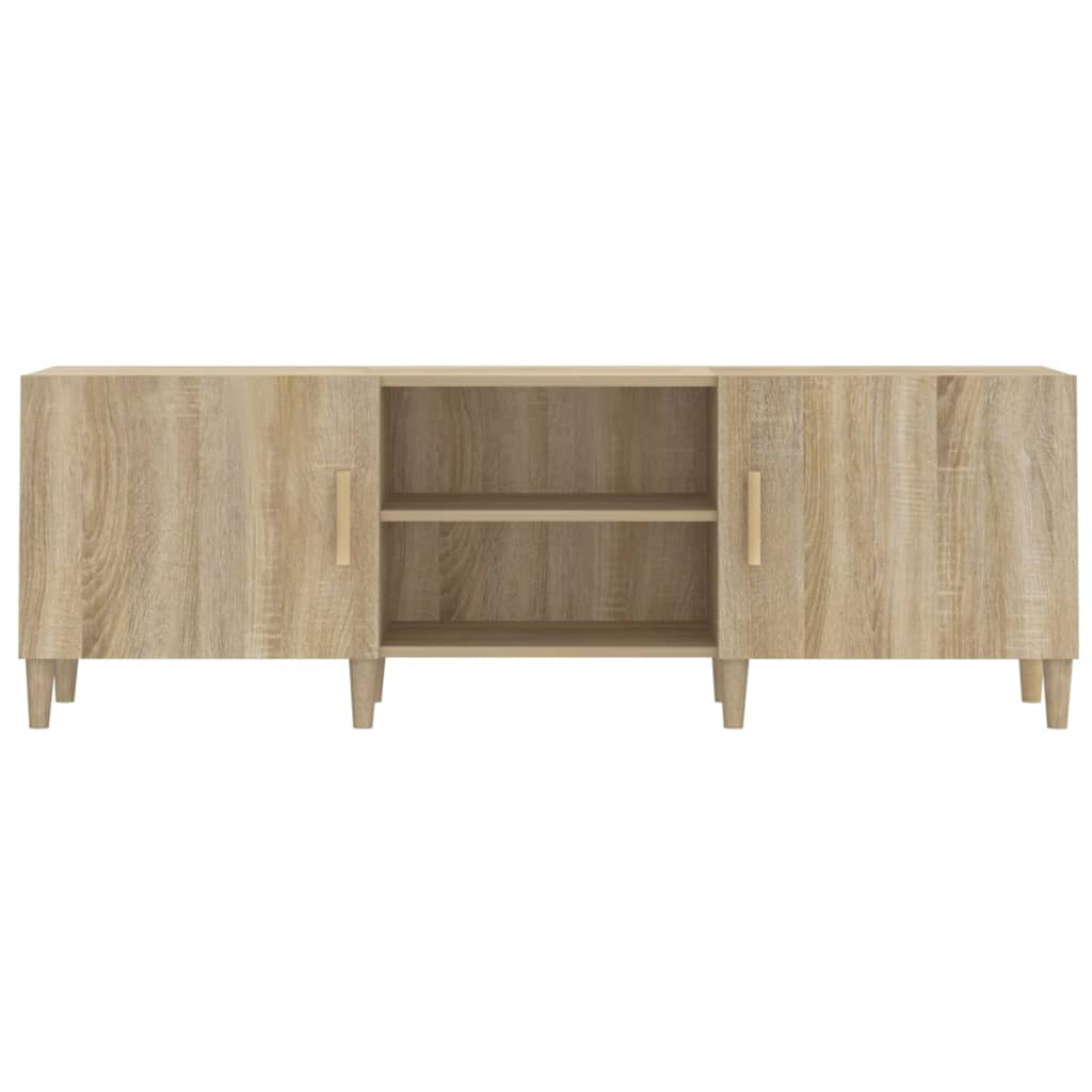Modern Wooden TV Stand Cabinet Home Entertainment Media Unit With Storage