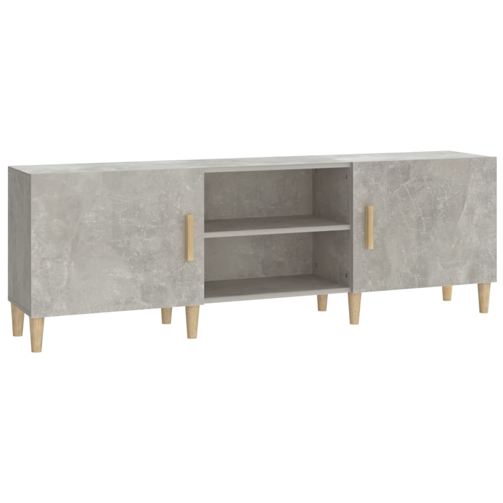 Modern Wooden TV Stand Cabinet Home Entertainment Media Unit With Storage