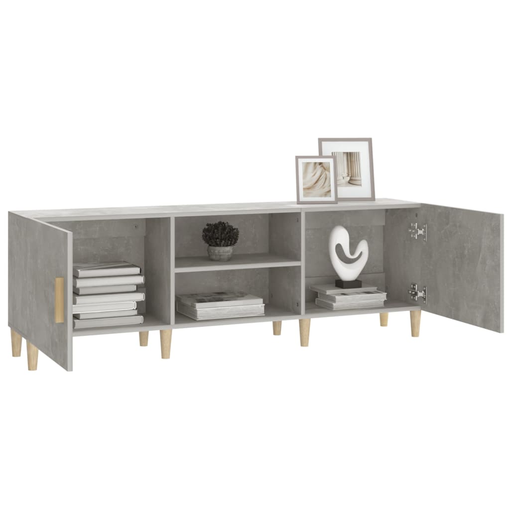 Modern Wooden TV Stand Cabinet Home Entertainment Media Unit With Storage