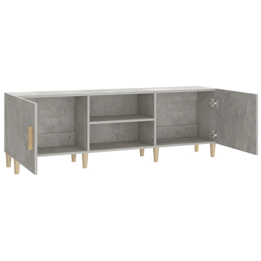 Modern Wooden TV Stand Cabinet Home Entertainment Media Unit With Storage