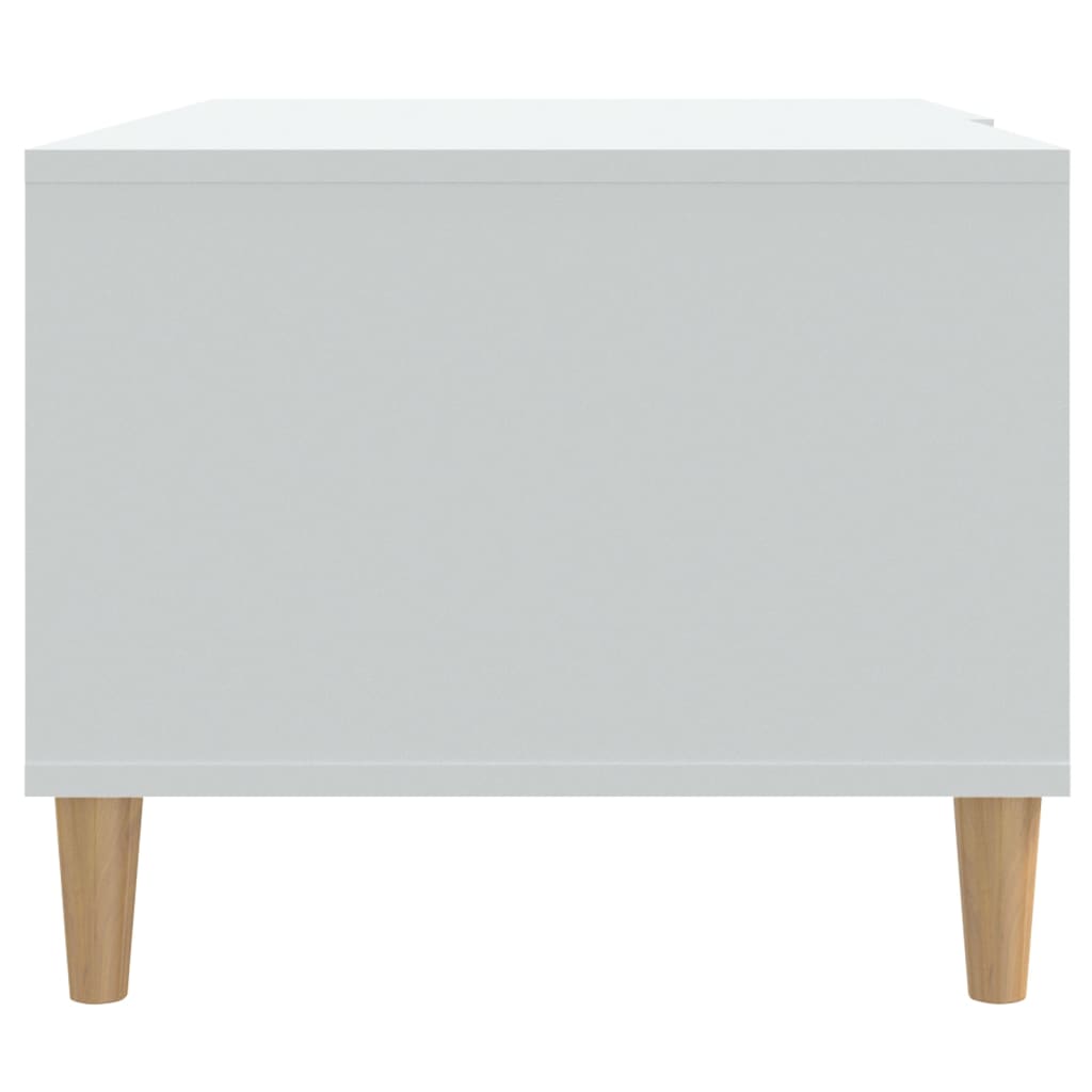 Coffee Table White 89,5x50x40 cm Engineered Wood