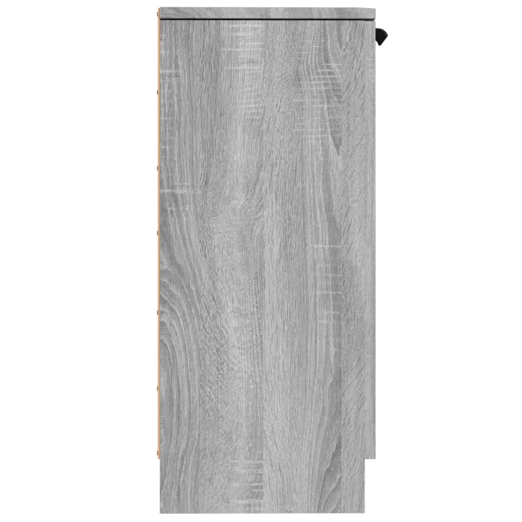 Sideboard Grey Sonoma 30x30x70 cm Engineered Wood