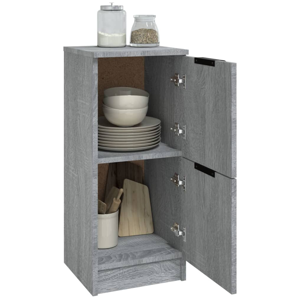 Sideboard Grey Sonoma 30x30x70 cm Engineered Wood