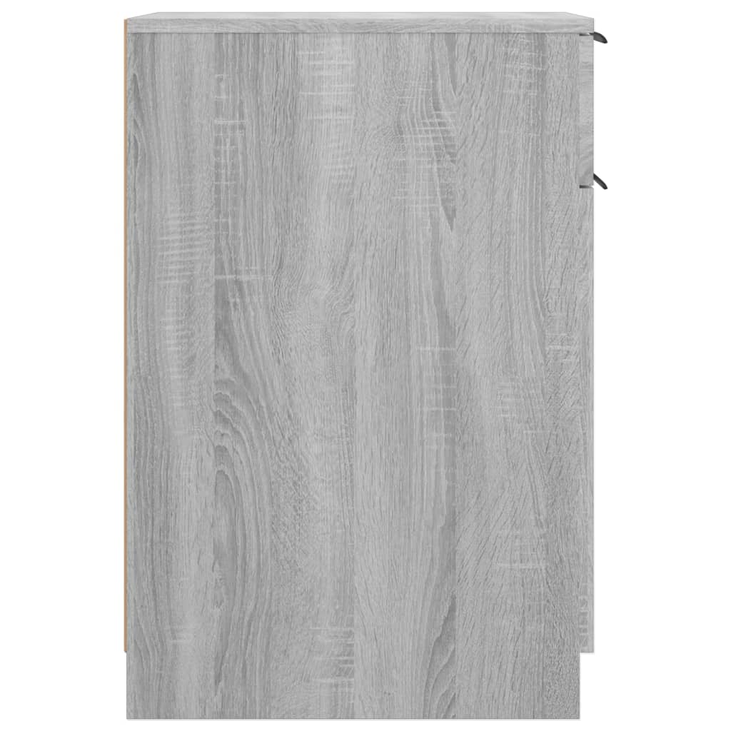 Desk Cabinet 33.5X50X75 Cm Engineered Wood