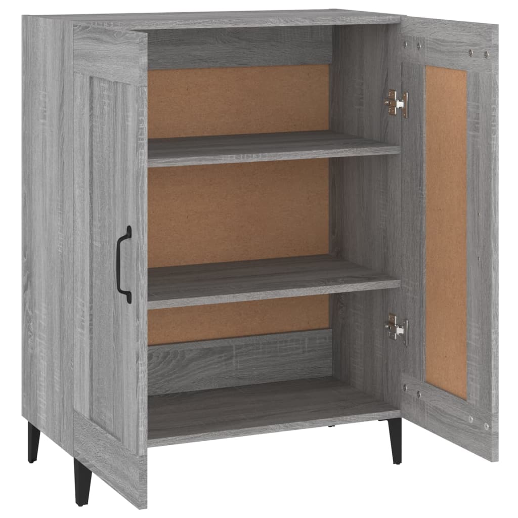 Sideboard Grey Sonoma 69.5x34x90 cm Engineered Wood