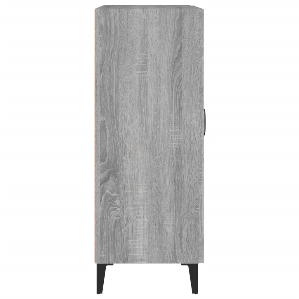 Sideboard Grey Sonoma 69.5x34x90 cm Engineered Wood
