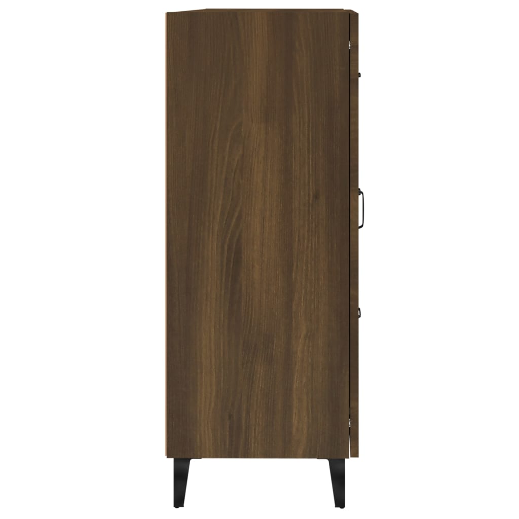 Modern Wooden Sideboard Storage Cabinet Unit With 1 Door & 3 Drawers Wood