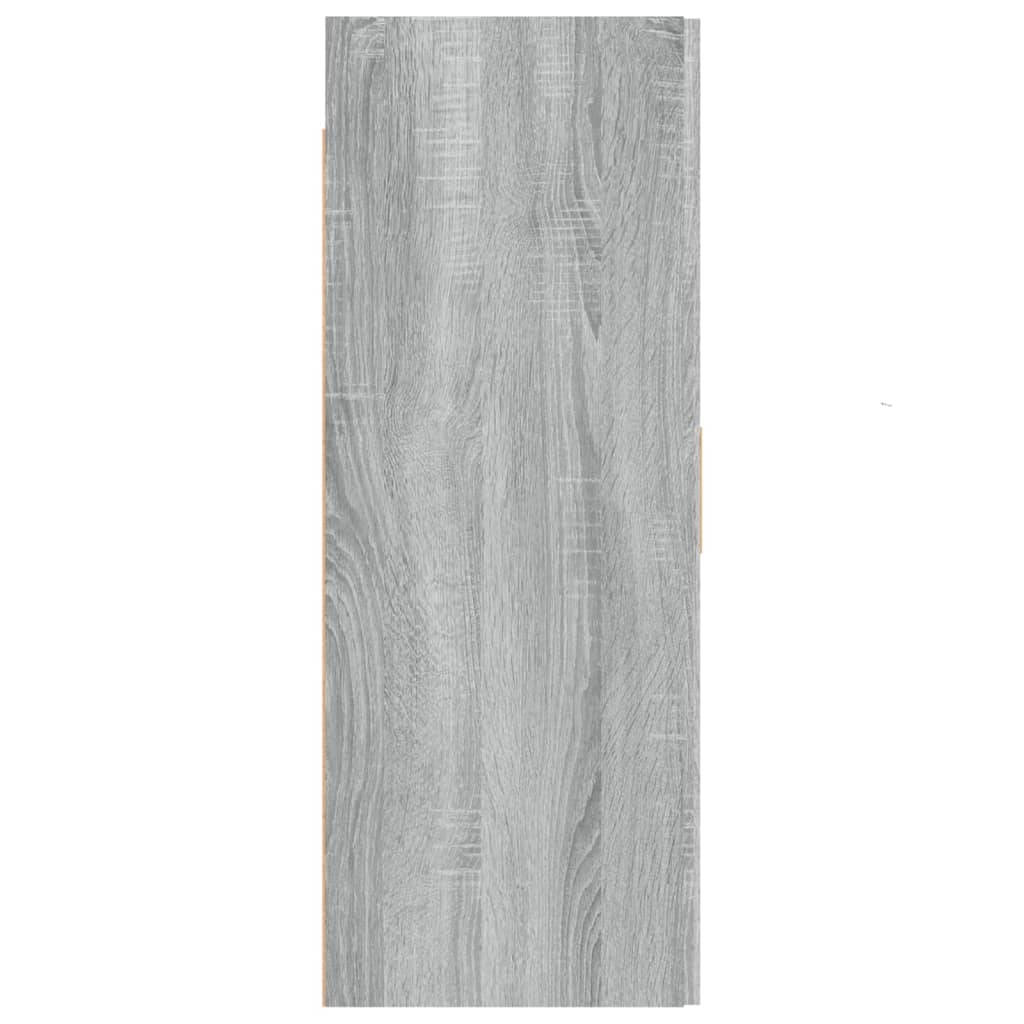 Hanging Wall Cabinet Grey Sonoma 69.5x34x90 cm