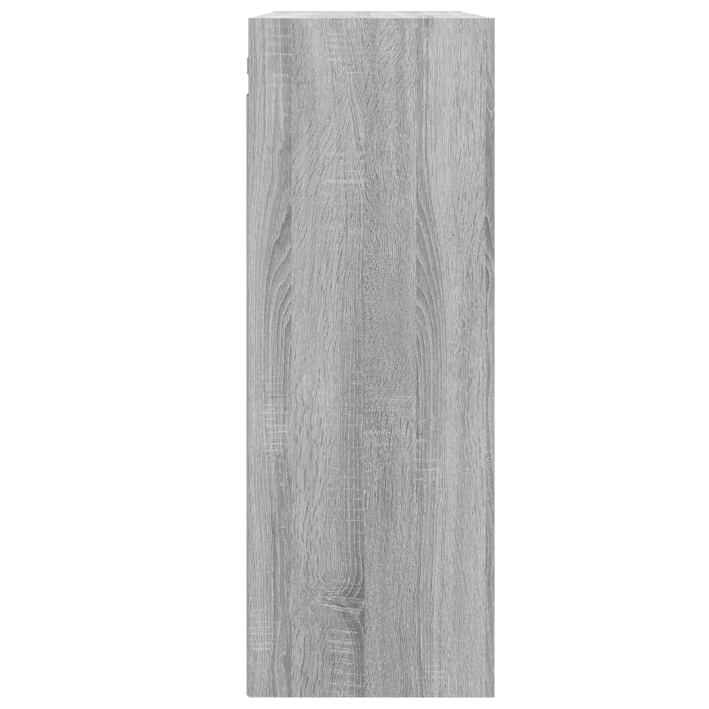 Hanging Wall Cabinet Grey Sonoma 69.5x32.5x90 cm