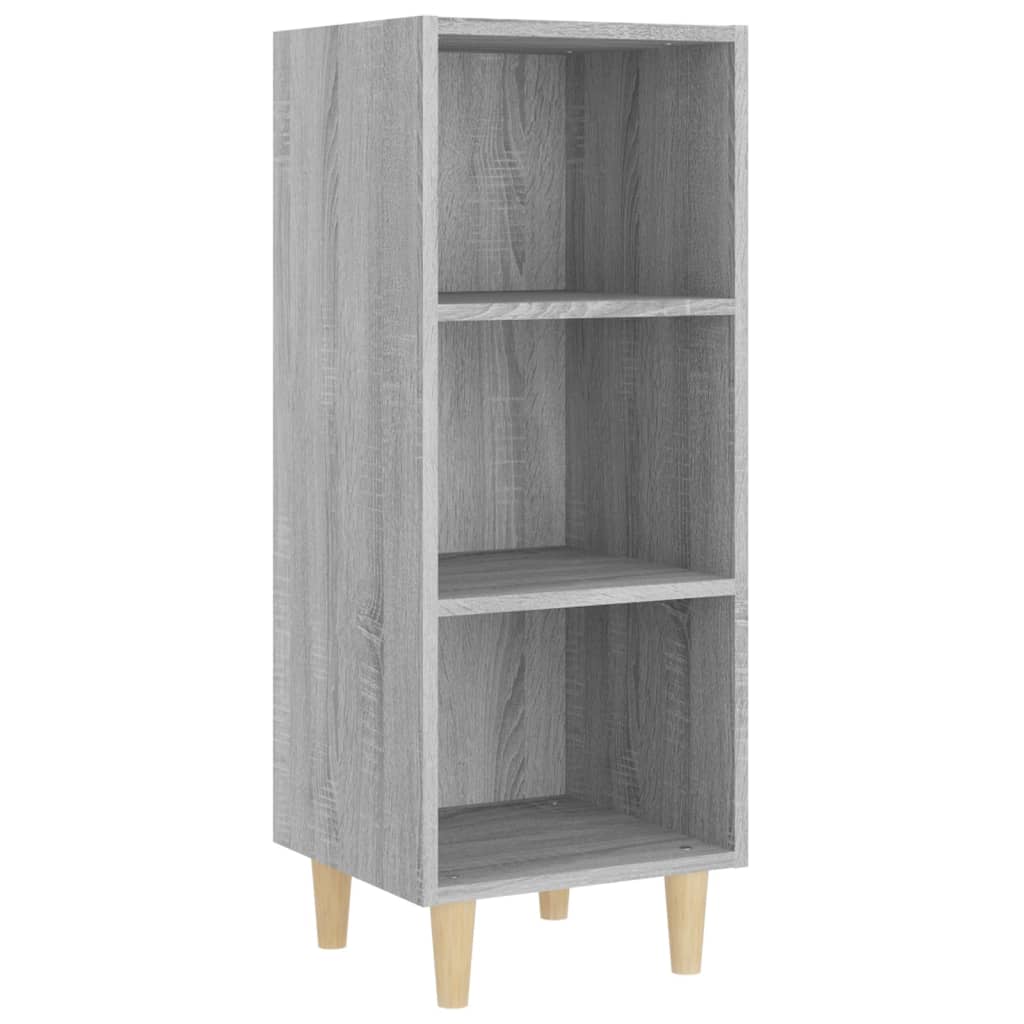 Sideboard Grey Sonoma 34.5x32.5x90 cm Engineered Wood
