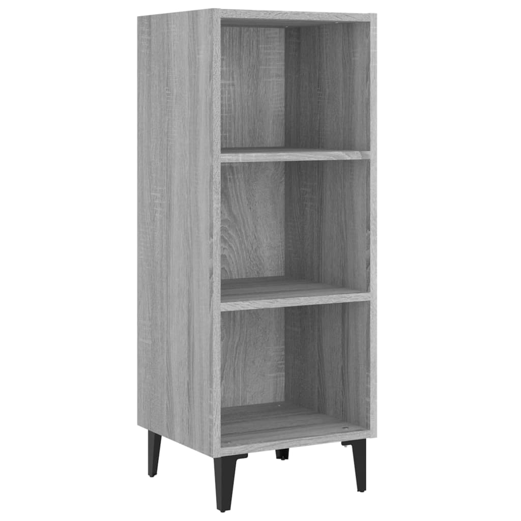 Sideboard Grey Sonoma 34.5x32.5x90 cm Engineered Wood
