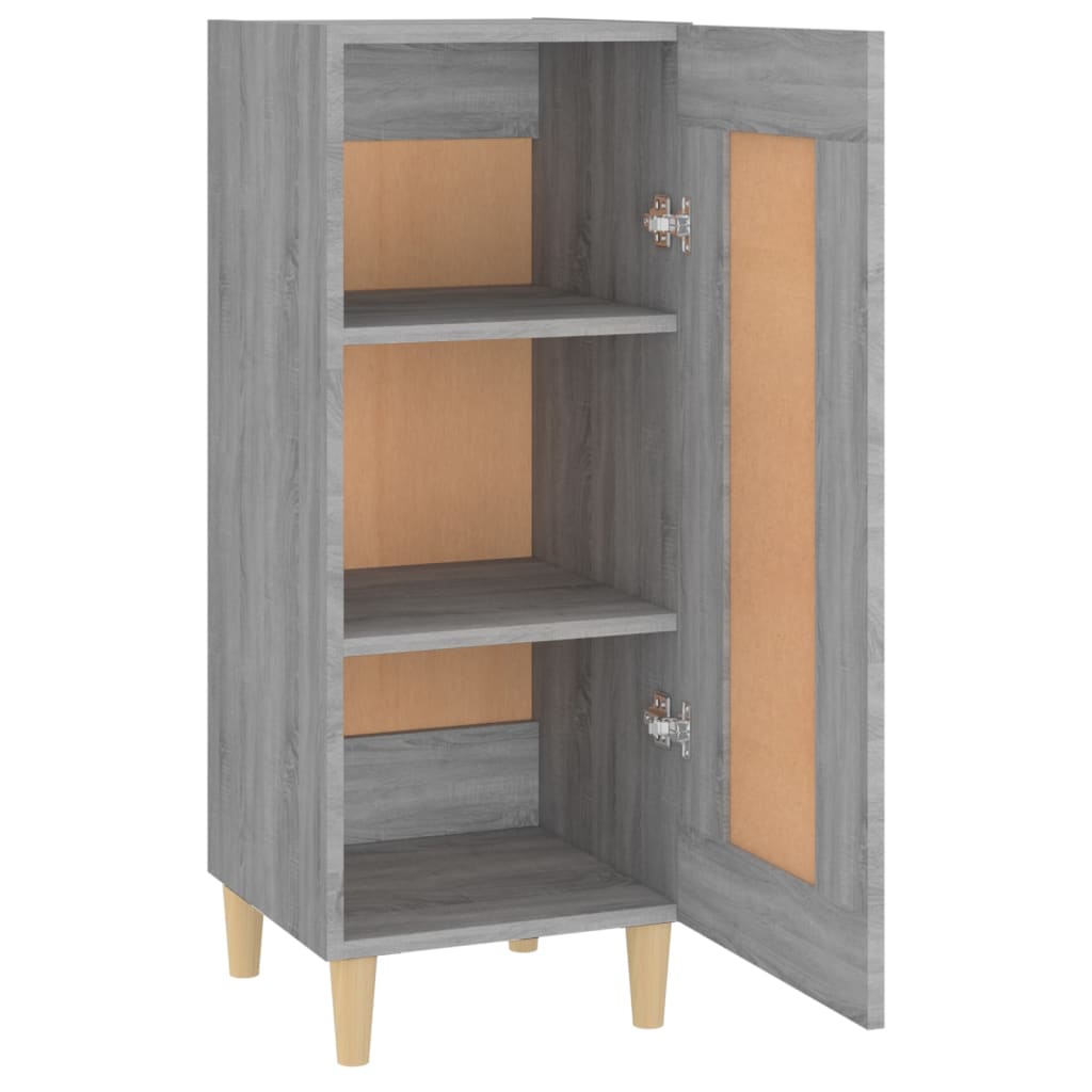 Sideboard Grey Sonoma 34.5x34x90 cm Engineered Wood