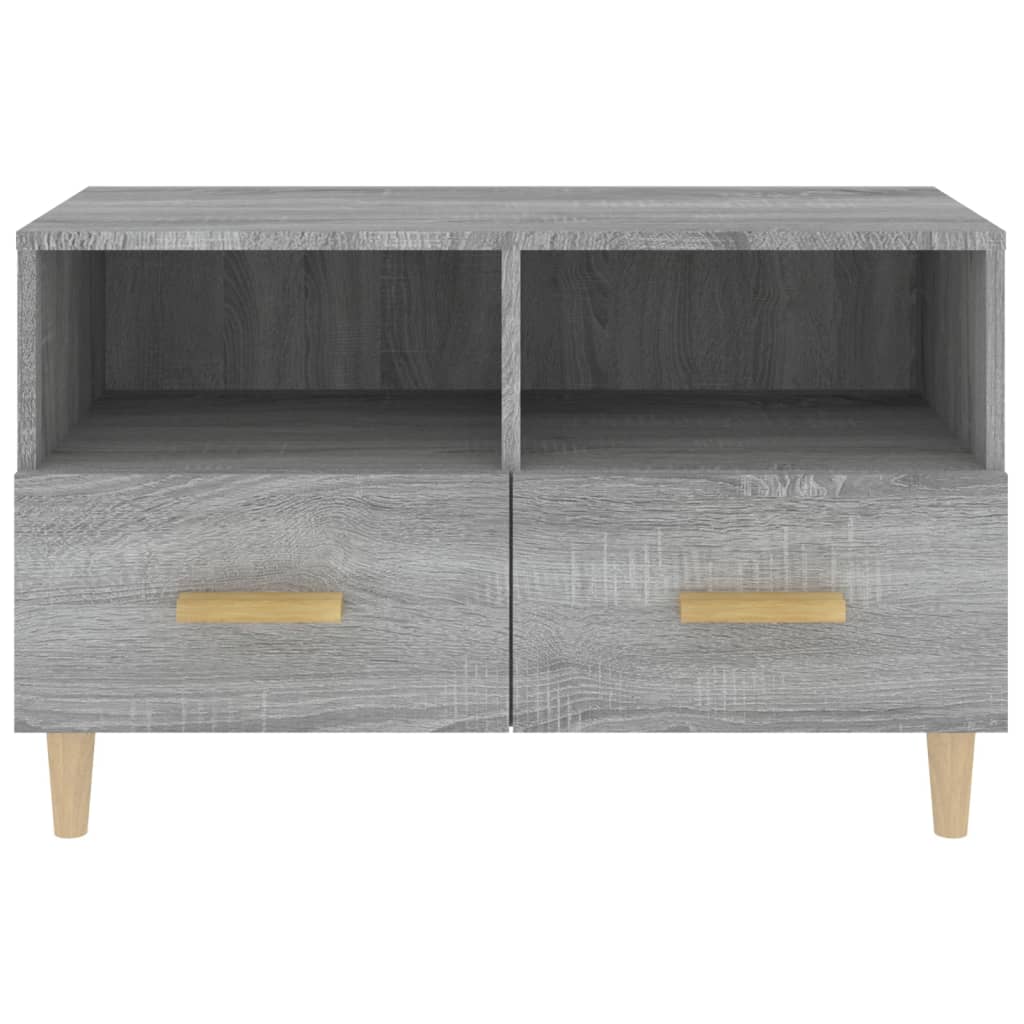 TV Cabinet Grey Sonoma 80x36x50 cm Engineered Wood