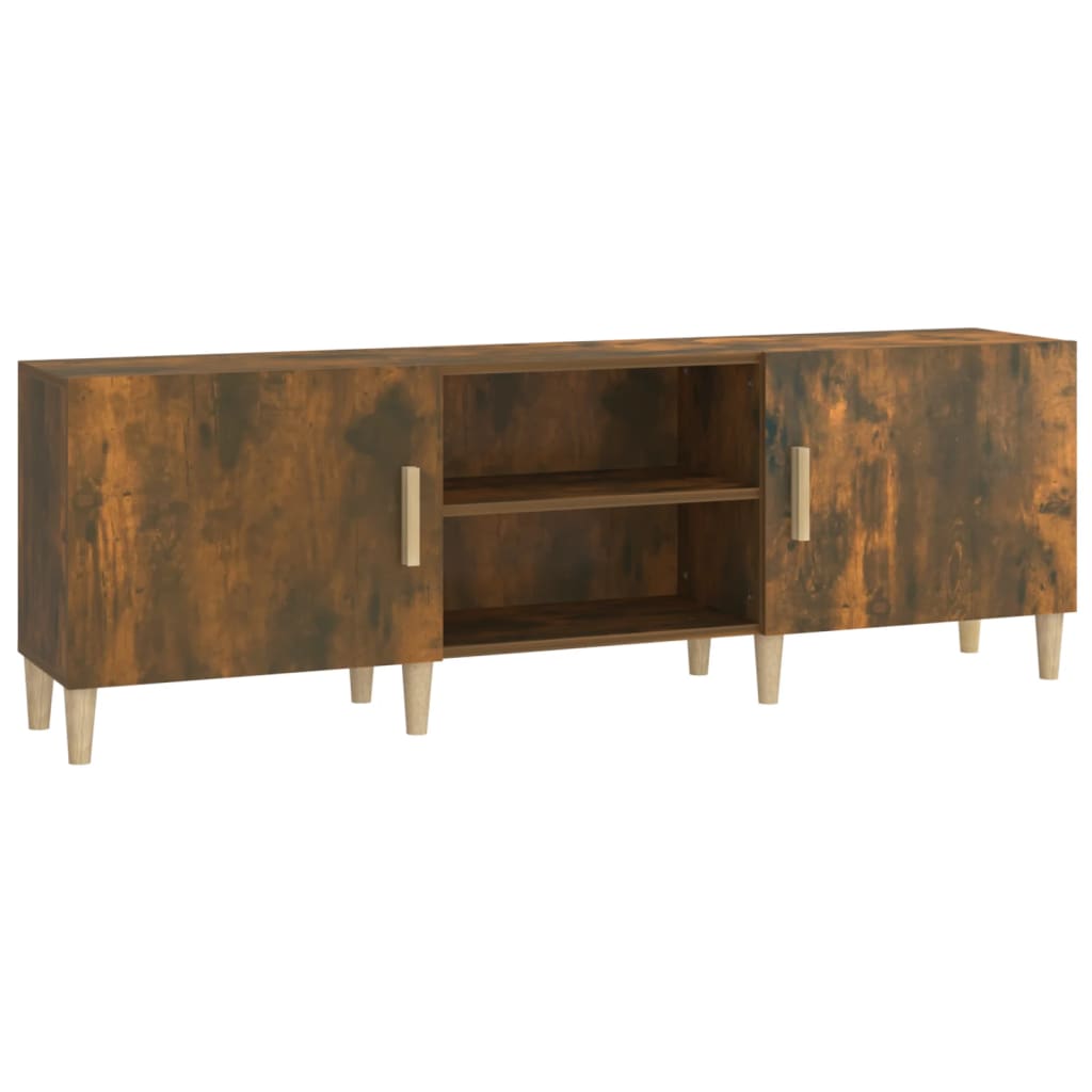 Modern Wooden TV Stand Cabinet Home Entertainment Media Unit With Storage