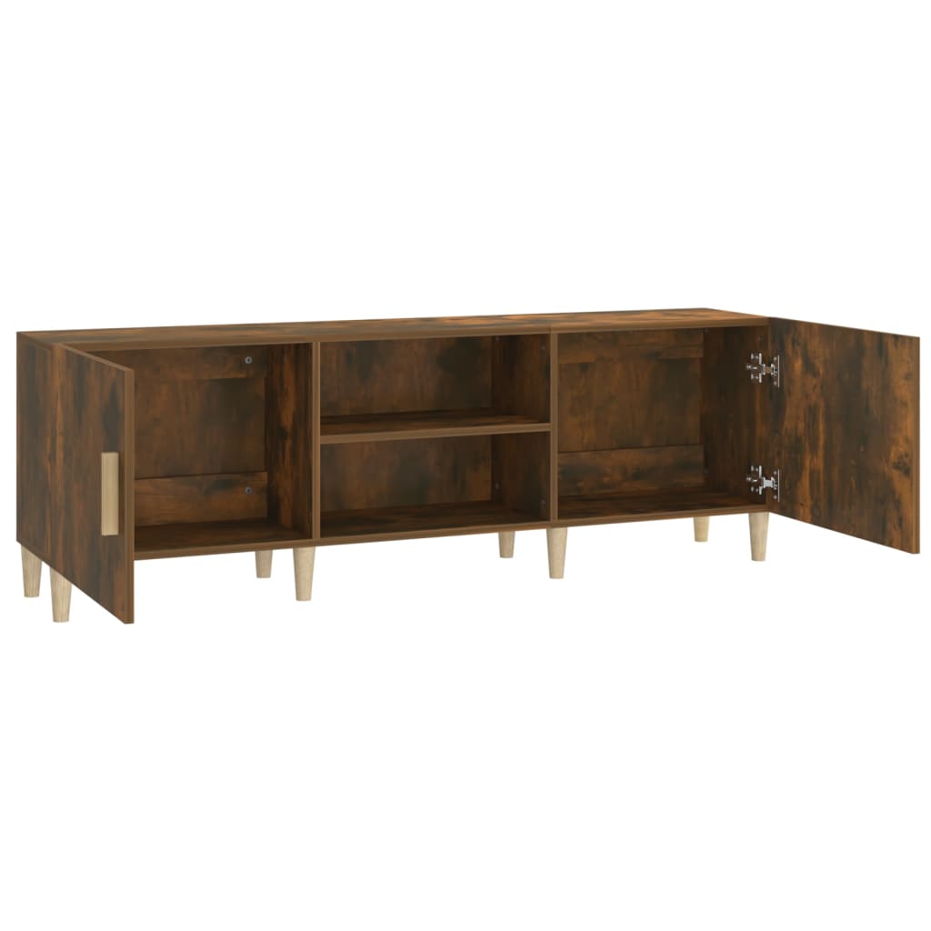 Modern Wooden TV Stand Cabinet Home Entertainment Media Unit With Storage