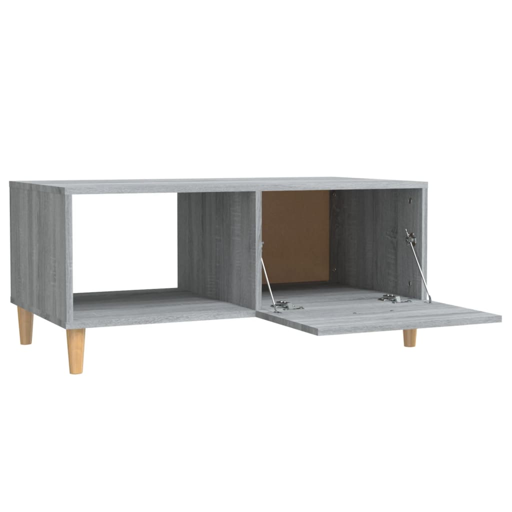 Coffee Table Grey Sonoma 89,5x50x40 cm Engineered Wood