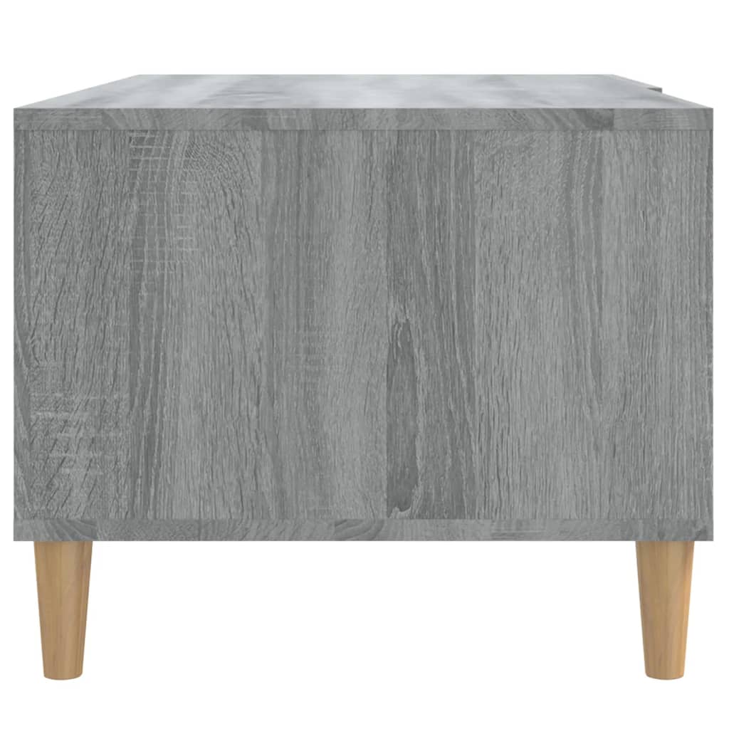 Coffee Table Grey Sonoma 89,5x50x40 cm Engineered Wood